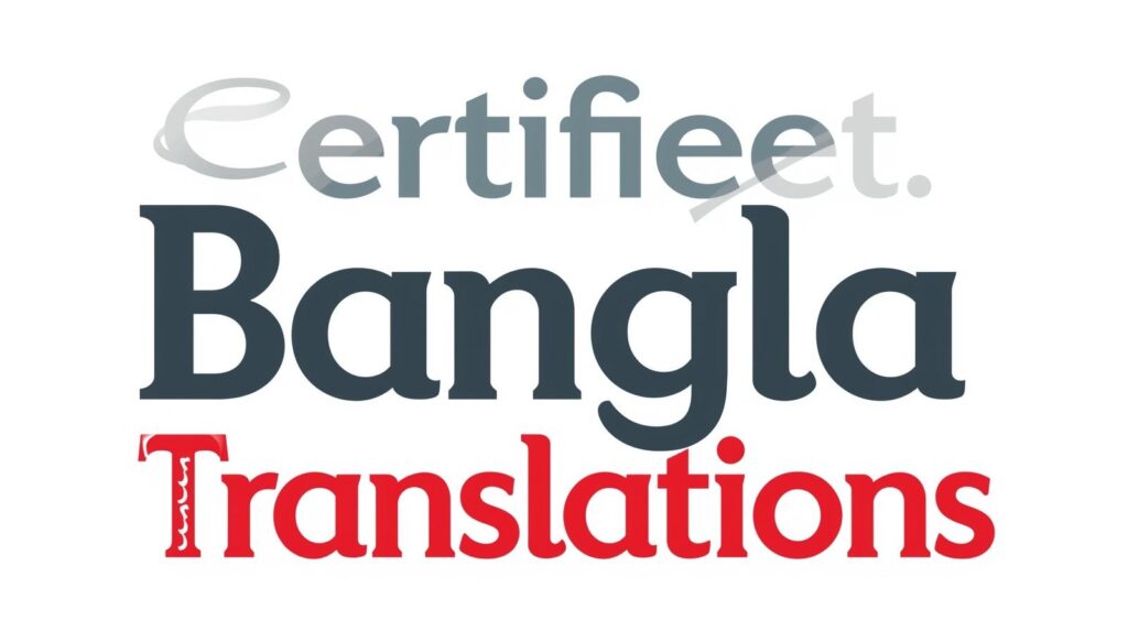 Certified Bangla Translations