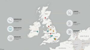 Asylum translation services across UK cities including Birmingham, London, Manchester, Leeds, and Glasgow