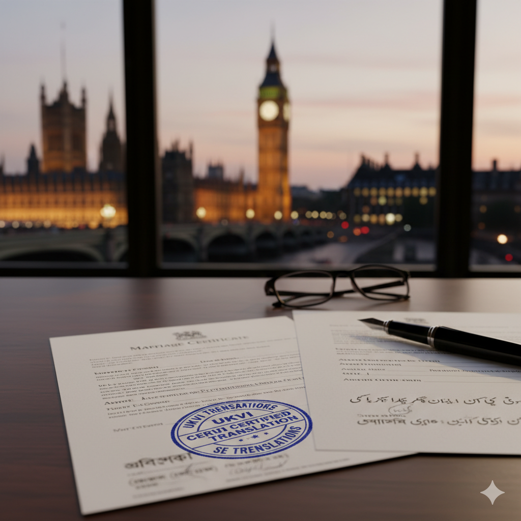 Marriage Certificate Translation in London – Certified, Accurate & UKVI Accepted