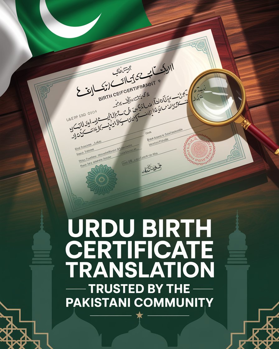 Urdu Birth Certificate Translation – Trusted by the Pakistani Community