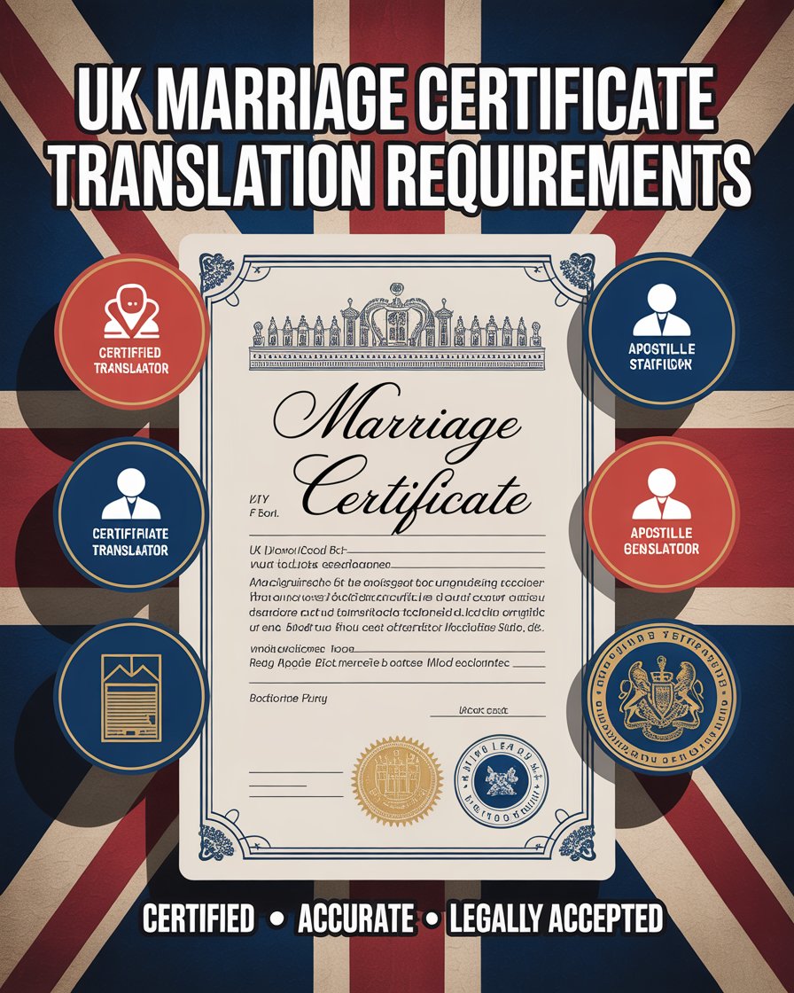 Requirements for Marriage Certificate Translation in the UK