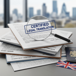 legal document translation London.