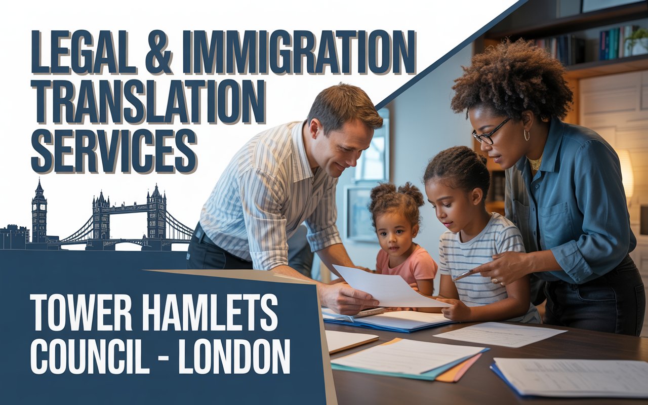 Legal & Immigration Translation Services in Tower Hamlets Council in London