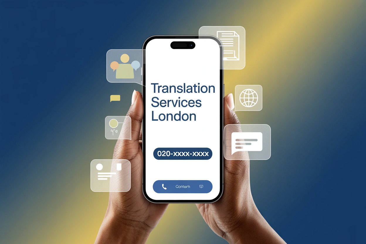 translation services london contact number