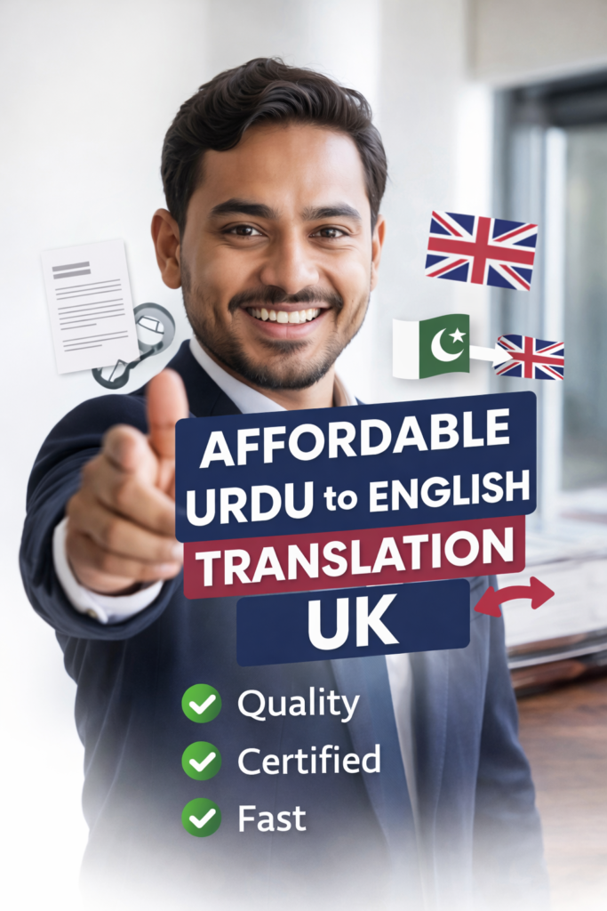 Urdu to English translation services
