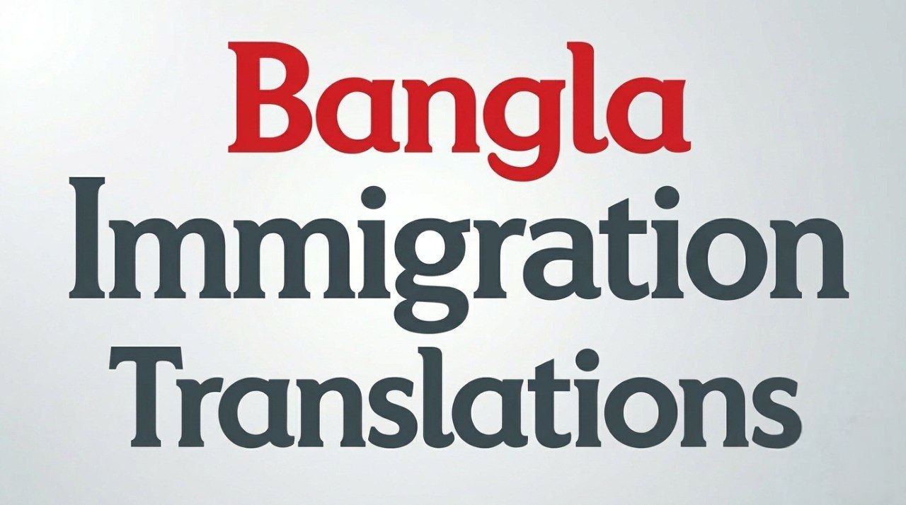 Bangla Immigration Translation Services