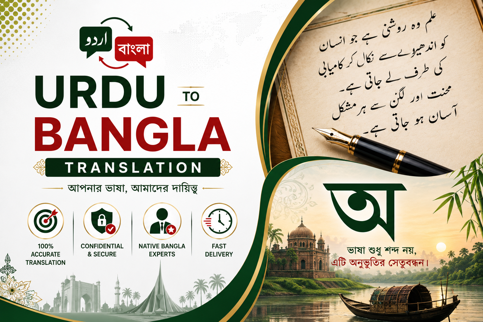 Urdu to Bangla Translation
