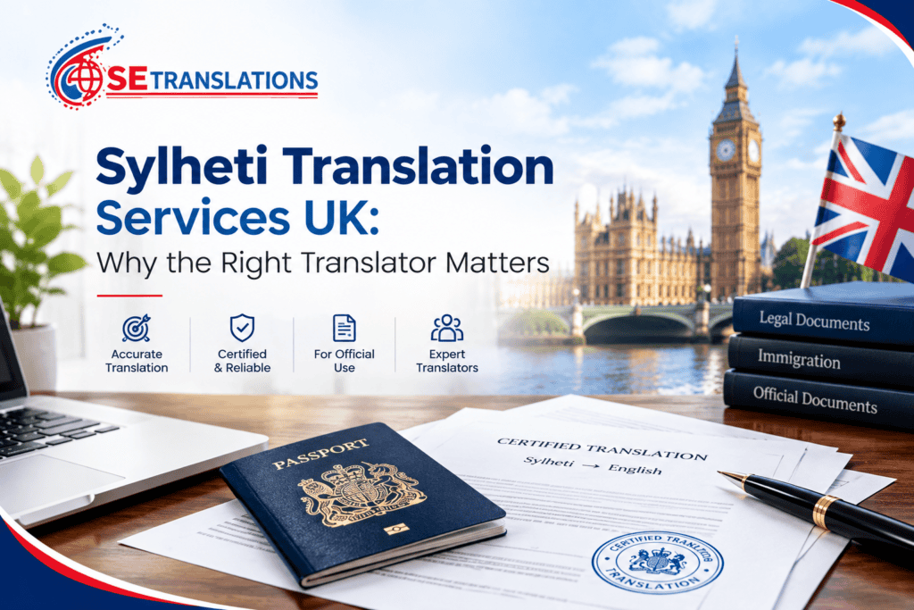 Sylheti Translation Services UK: Why the Right Translator Matters