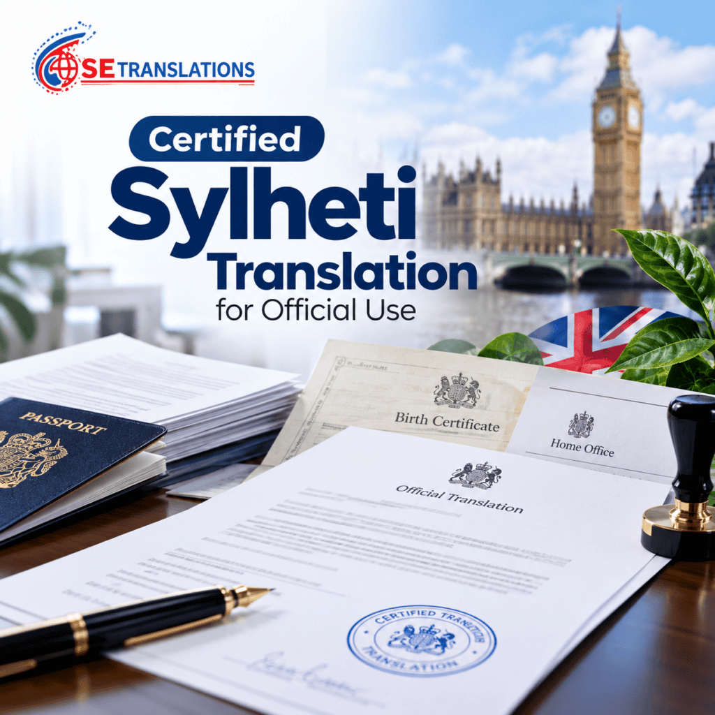 Sylheti Translation Services in the UK