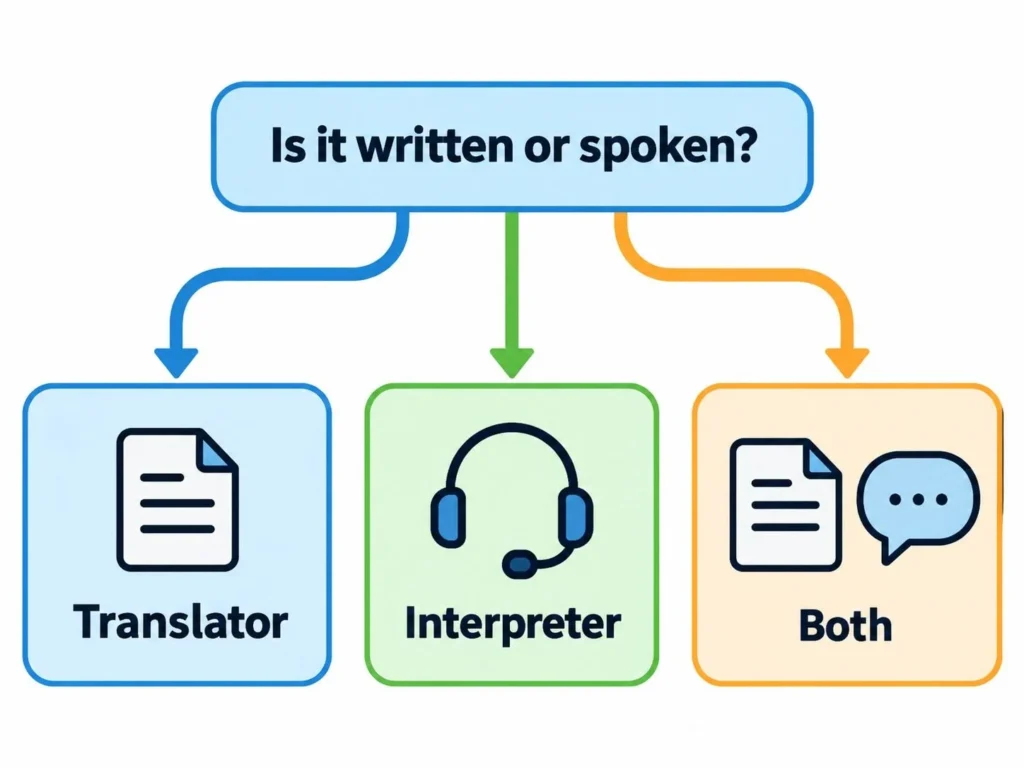 How to Decide Do You Need an Interpreter or a Translator