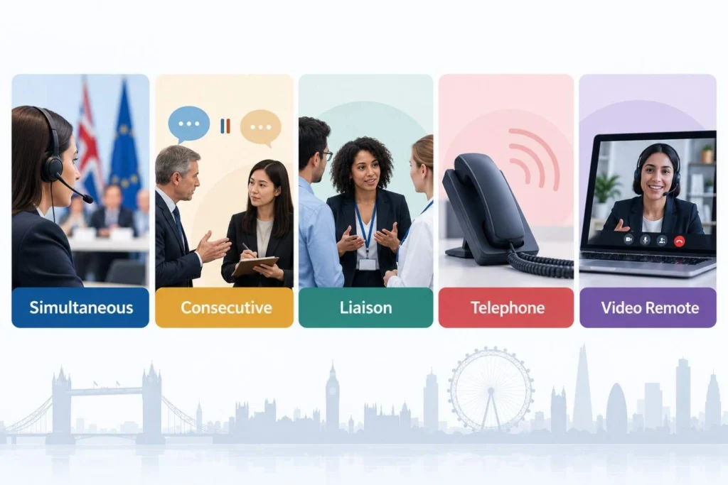 Types of Interpreting Explained: Which One Does Your Situation Actually Need?